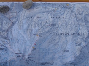 Ebrus map - South